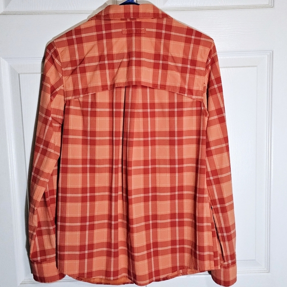 Duluth Trading‎ Co Womens Flex Sidewinder Long Sleeve Shirt Small Outdoor Hiking - Picture 6 of 10